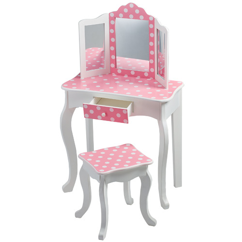 Bay Shore Living Fantasy Fields Kids Gisele Dressing Table with Stool Temple Webster